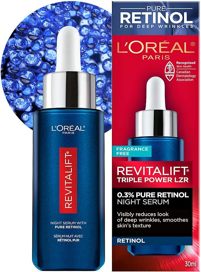 سرم شب رتینول لورآل  L'Oreal  Revitalift Triple Power