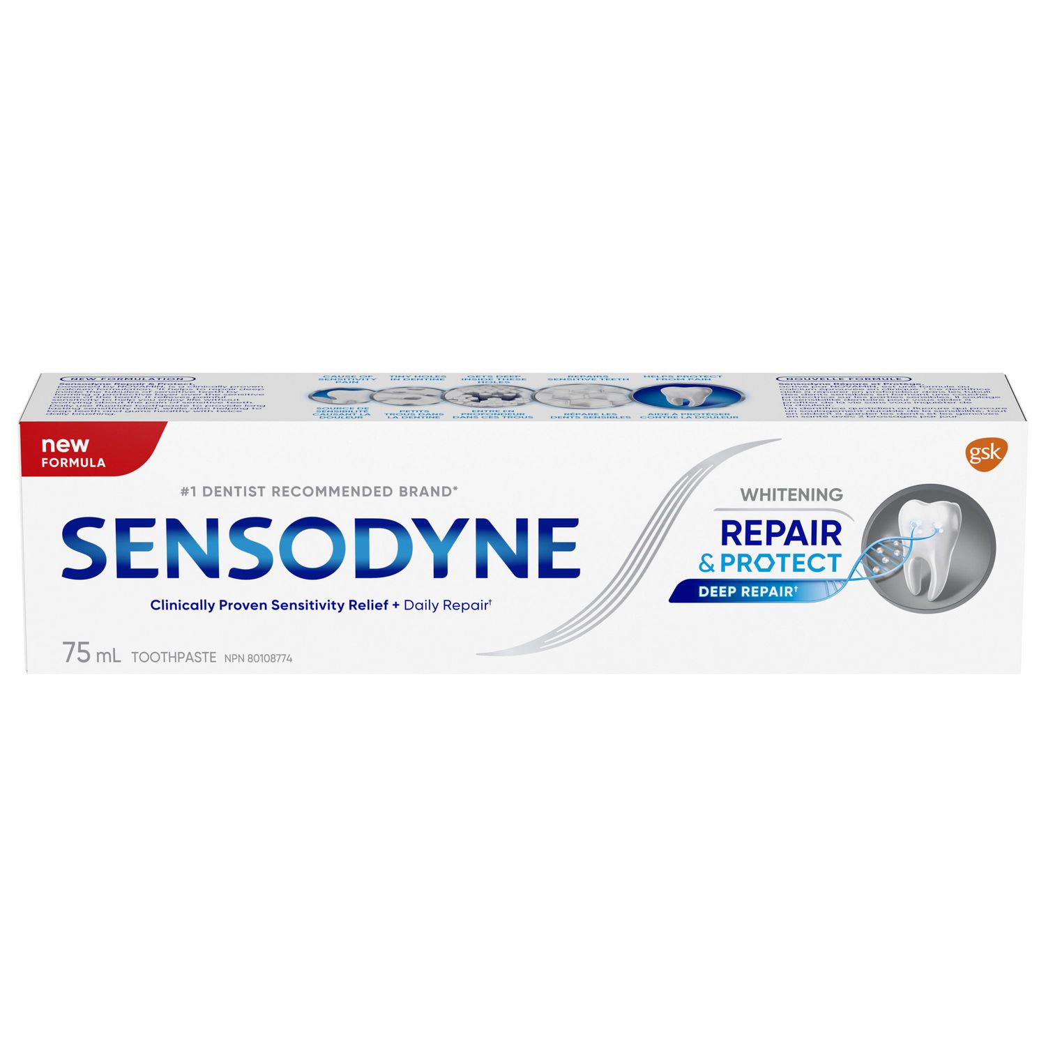 خمیر دندان ترمیم کننده و محافظت کننده سنسوداین Sensodyne